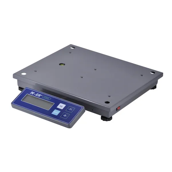 фасовочные настольные весы m-er 224 f-32.5 steel lcd usb без акб