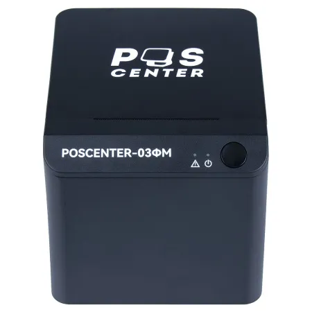 фискальный регистратор ккт "poscenter-03фм" (com, usb, дя с wifi, bluetooth), чёрный, без фн (7561)