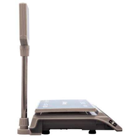 весы торговые m-er 326acp-15.2 с акб (стойка) led slim