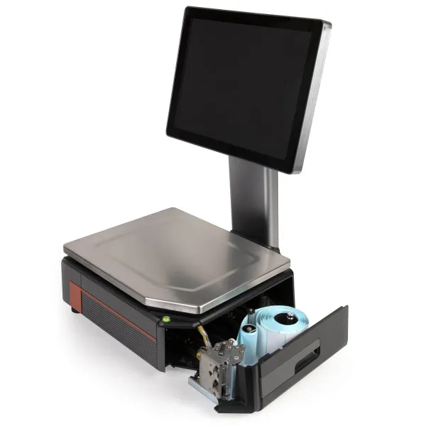 весы с печатью этикеток m-er 727 pm-32.5 (15", usb, ethernet, wi-fi)