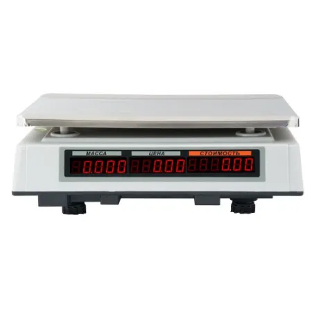 весы торговые m-er 327-32.5 с акб (без стойки) led