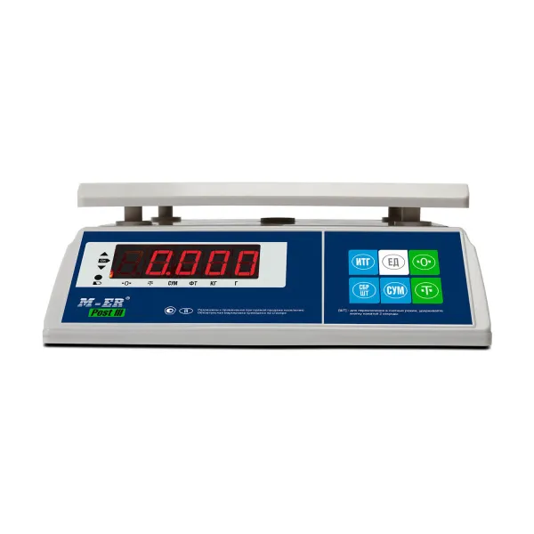 порционные весы m-er 326 afu-32.5 "post iii" led