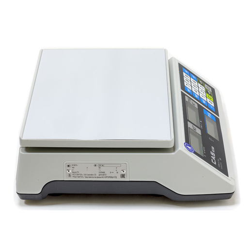 весы торговые cas er jr-06сb