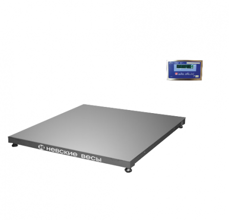 Весы платформенные ВСП4-300.2 А1 (750 х 750) нерж П+Д+Т
