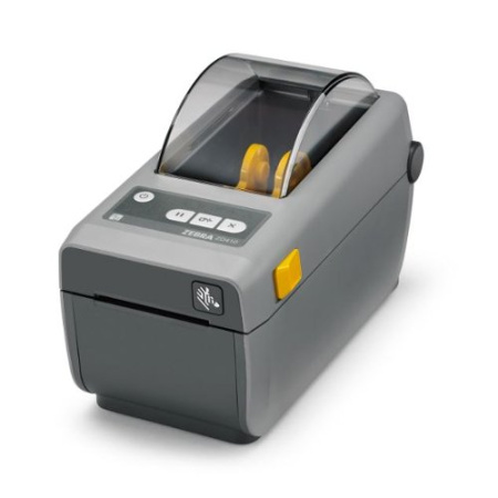 принтер этикеток zebra zd410 (термо, 203 dpi, usb, usb host, серый)