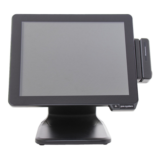 pos терминал-моноблок poscenter pos 200 (15", p-cap, cpu-i5-6360, ddr4 8gb, ssd 256gb, msr) без ос